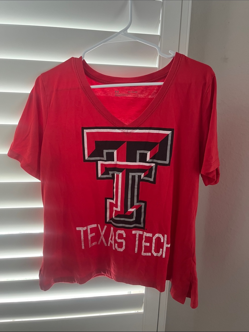 Texas Tech Under Armour Red Performance Tee